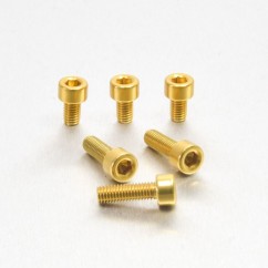 BOLT KIT FUEL CAP GOLD