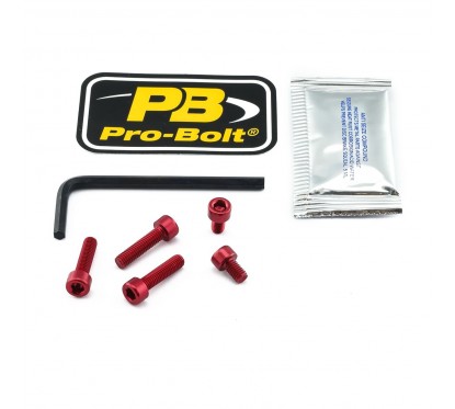 BOLT KIT FUEL CAP RED