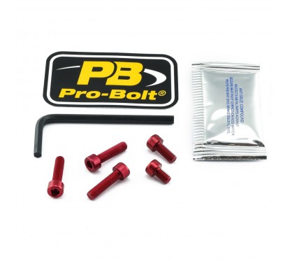 BOLT KIT FUEL CAP RED