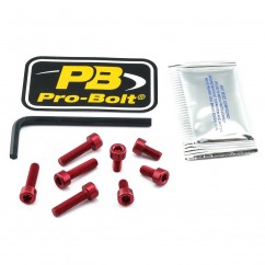 BOLT KIT FUEL CAP RED