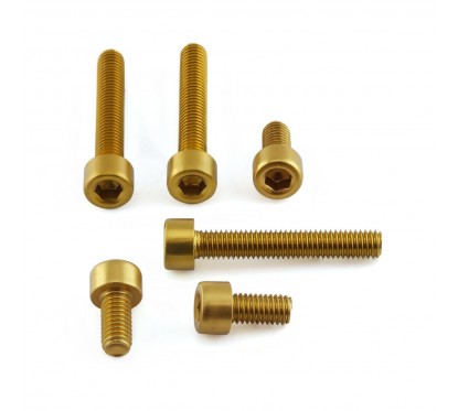 BOLT KIT FUEL CAP GOLD