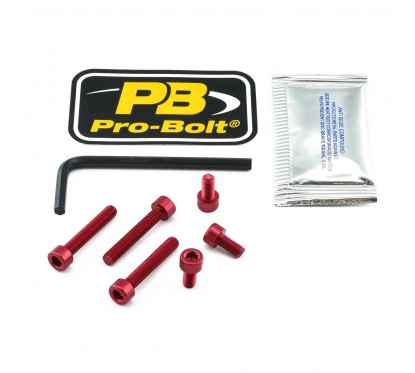 BOLT KIT FUEL CAP RED