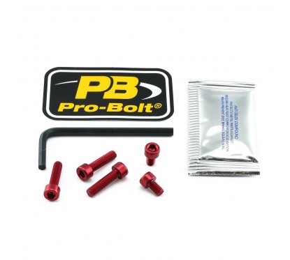 BOLT KIT FUEL CAP RED