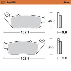 BRAKE PAD ROADPRO SINTER