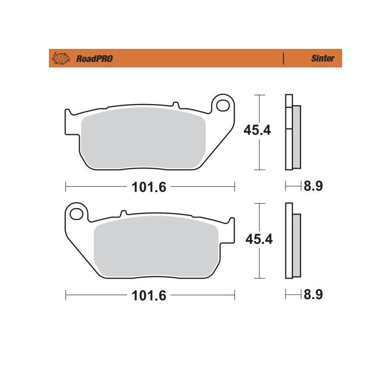 BRAKE PAD ROADPRO SINTER - 17212820
