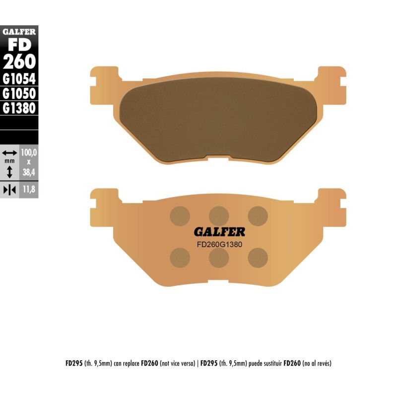 BRAKE PAD SCOOTER SINTER - 17213047