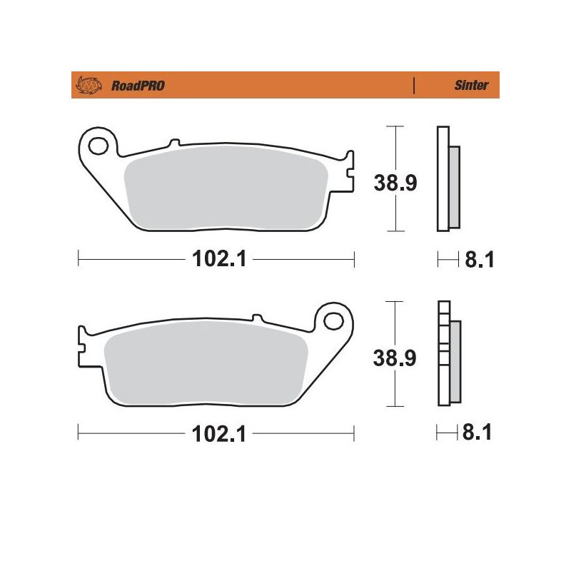 BRAKE PAD SCOOTER