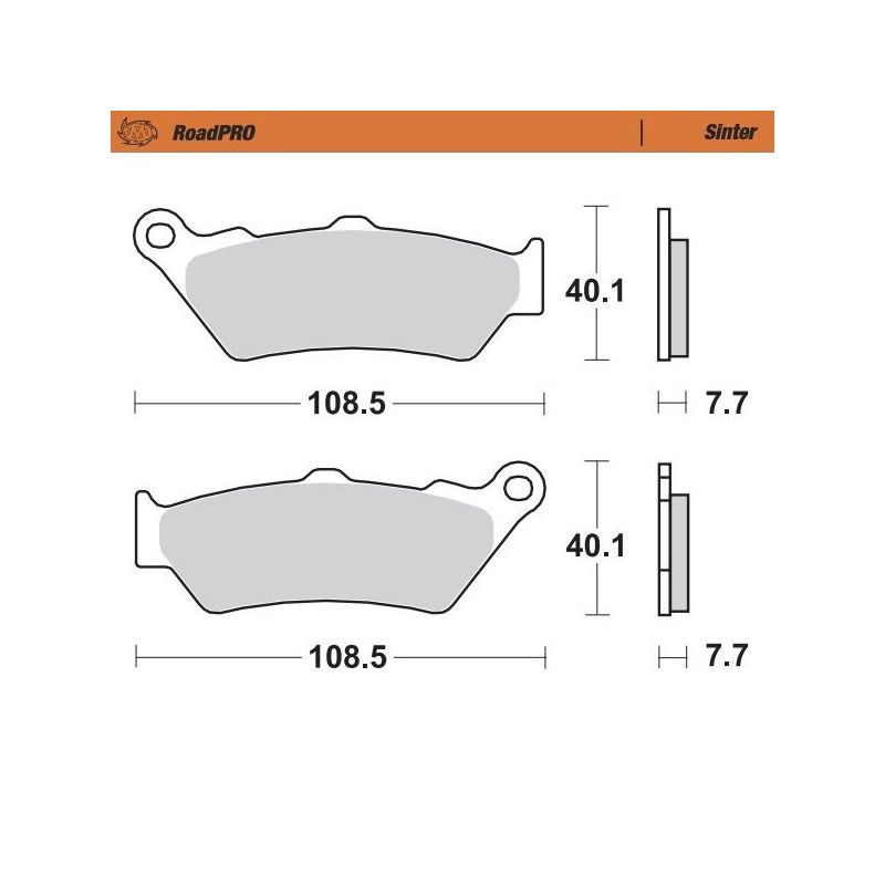 BRAKE PAD ROADPRO SINTER - 17212658