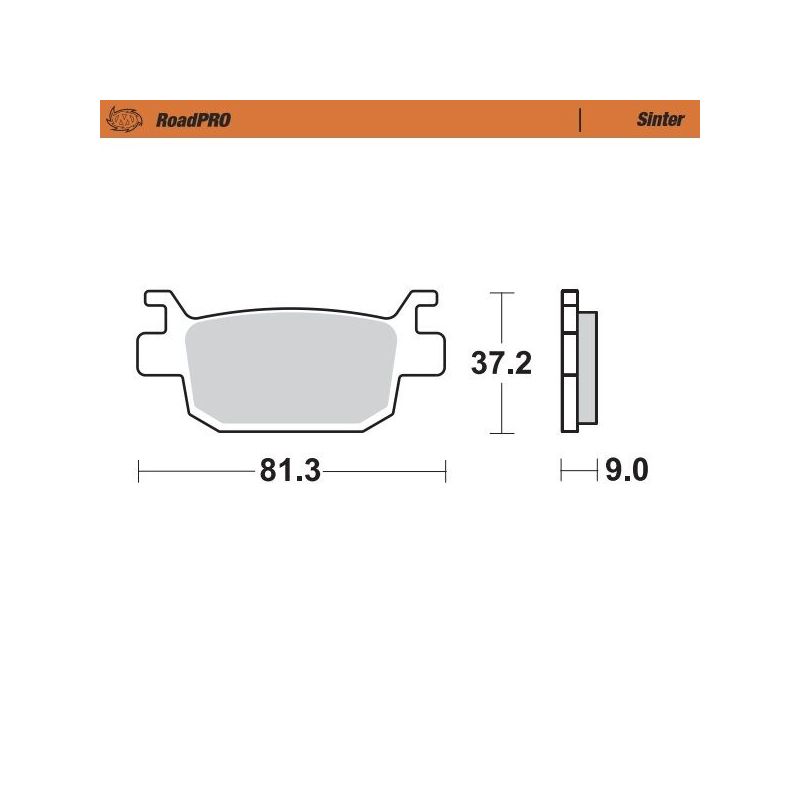 BRAKE PAD ROADPRO SINTER SCOOTER - 17212702