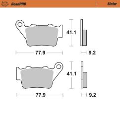 BRAKE PAD SINTER SCOOTER