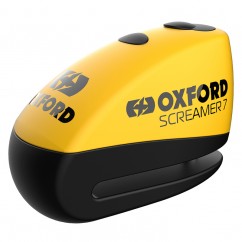 Bloque-disque OXFORD Screamer 7 - Ø7mm jaune/noir