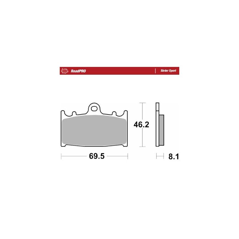 BRAKE PAD ROADPRO SINTER SPORT