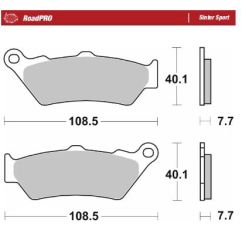 BRAKE PAD ROADPRO SINTER SPORT - 17213678