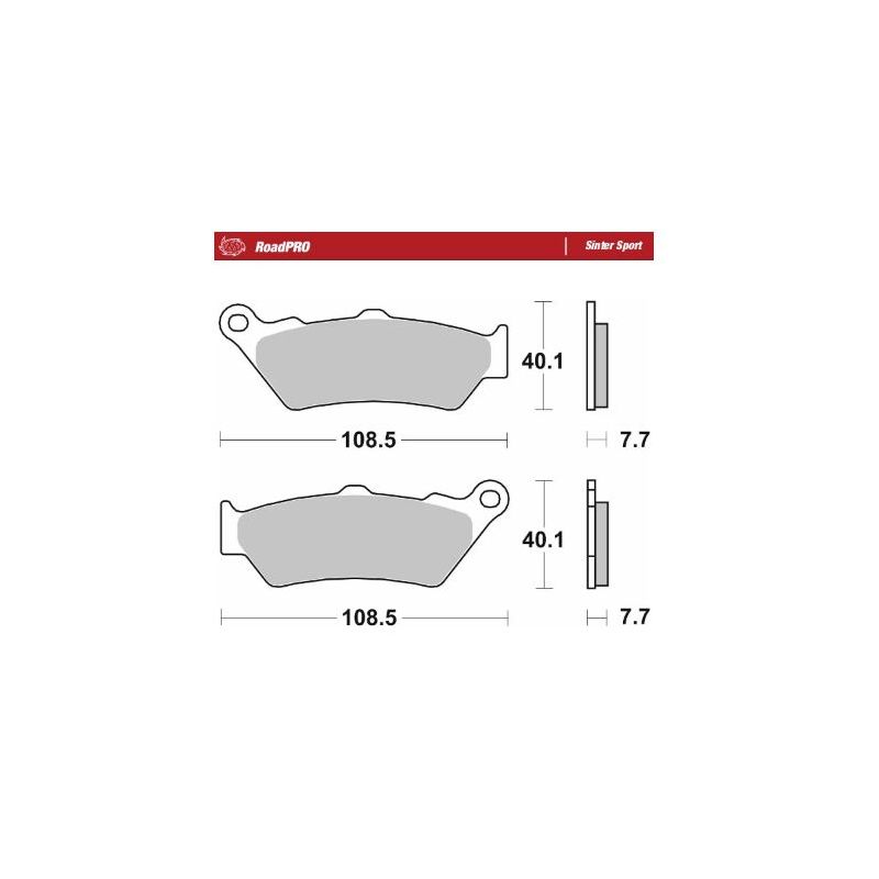 BRAKE PAD ROADPRO SINTER SPORT - 17213678