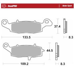 BRAKE PAD ROADPRO SINTER SPORT - 17213682