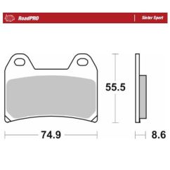 BRAKE PAD ROADPRO SINTER SPORT - 17213683