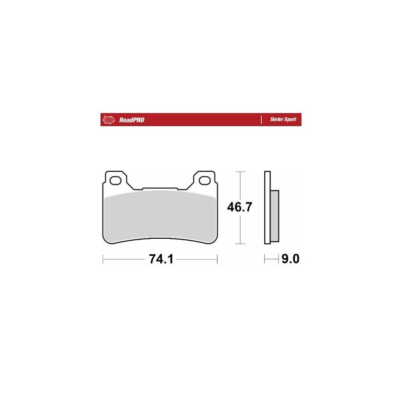 BRAKE PAD ROADPRO SINTER SPORT - 17213688