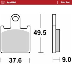 BRAKE PAD ROADPRO SINTER SPORT - 17213689