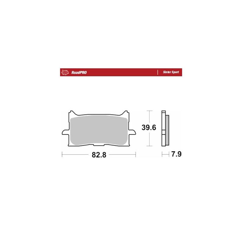 BRAKE PAD ROADPRO SINTER SPORT - 17213695