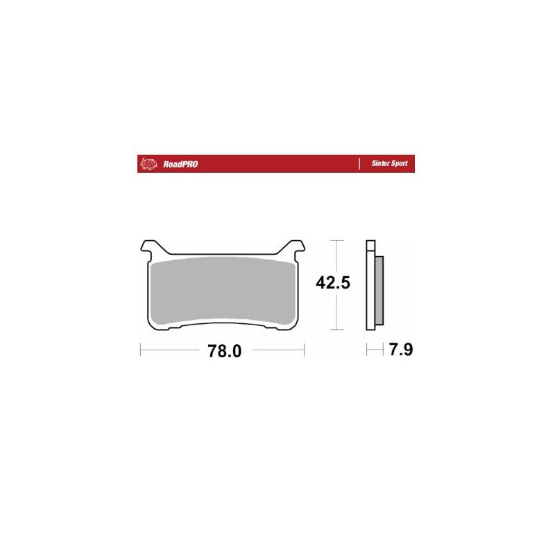 BRAKE PAD ROADPRO SINTER SPORT - 17213696