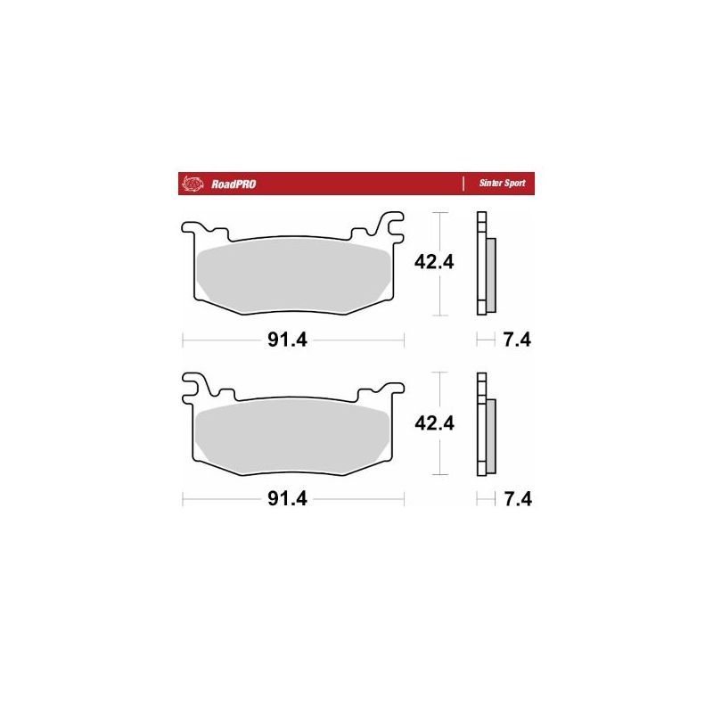 BRAKE PAD ROADPRO SINTER SPORT - 17213700