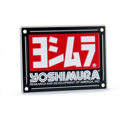 Pièce détachée - Plaque logo YOSHIMURA USA pour silencieux RS-4