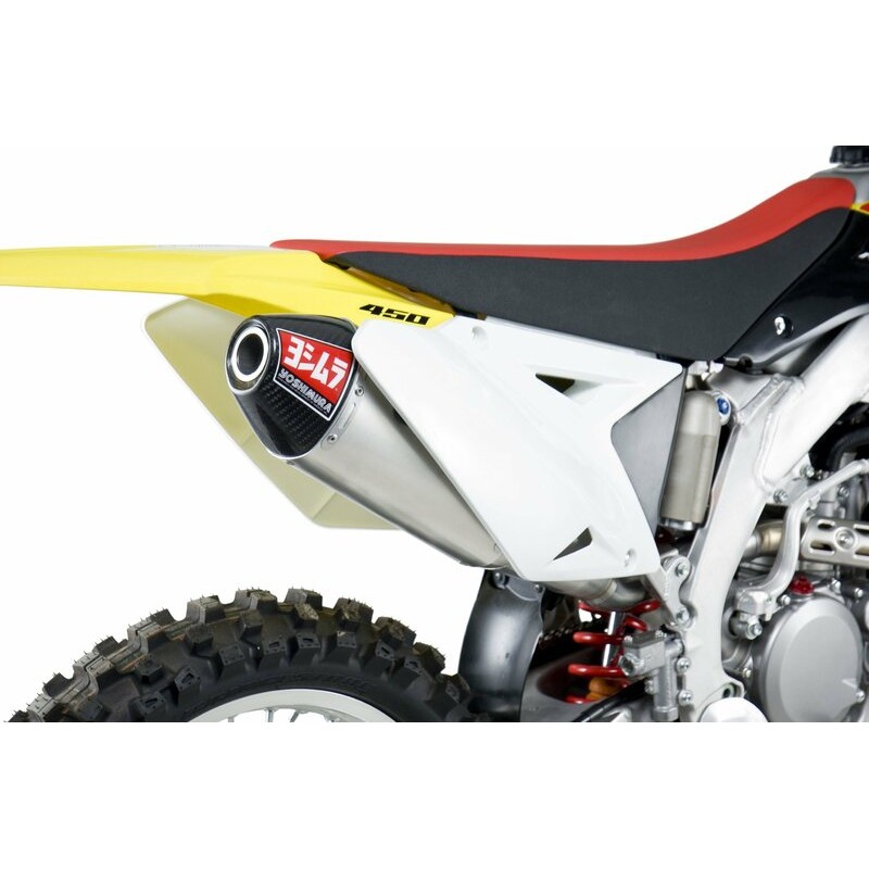 Pièce SAV YOSHIMURA Silencieux de rechange RS4 inox/alu casquette carbone Suzuki RM-Z450