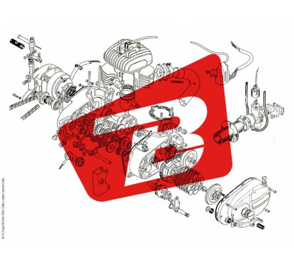 Pièce SAV BREMBO Ressorts de plaquettes M4.34/M50