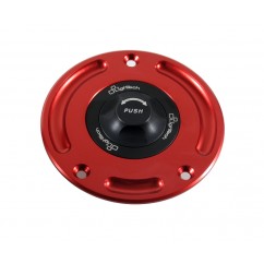 Bouchon de réservoir LIGHTECH noir/rouge 1/4 tour MV BRUTALE 800