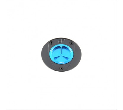 Bouchon de réservoir LIGHTECH aluminium à vis - cobalt