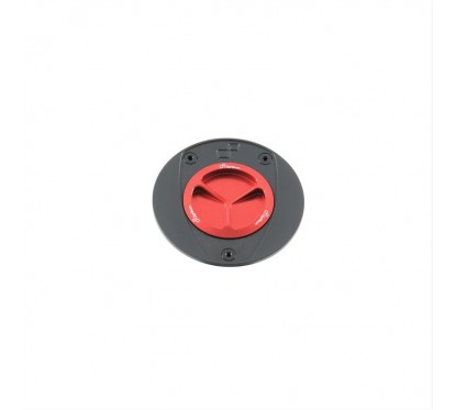 Bouchon de réservoir LIGHTECH aluminium à vis - rouge