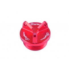 Bouchon de carter d'huile LIGHTECH 2 trous rouge M24 x 2