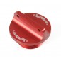 Bouchon de carter d'huile LIGHTECH 2 trous rouge M30 x 1,5