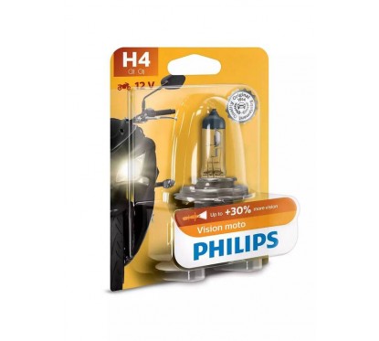 Ampoule PHILIPS H4 Vision Moto 12V/60/55W - x1