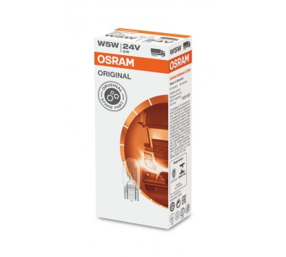 Ampoule OSRAM Original Line W5W 12V 5W - boîte de 10