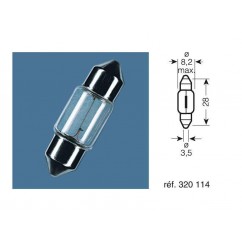 Ampoule OSRAM Original Line 12V 3,5W - x10