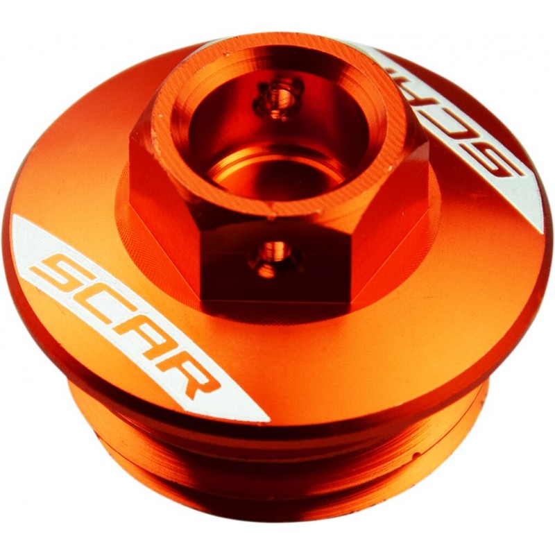 OIL FILLER CAP ORANGE