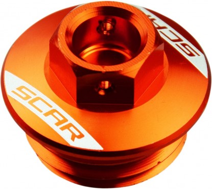 OIL FILLER CAP ORANGE