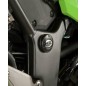 Insert de cadre droit R&G RACING noir Kawasaki Z300/Ninja 300/ZX250R Ninja