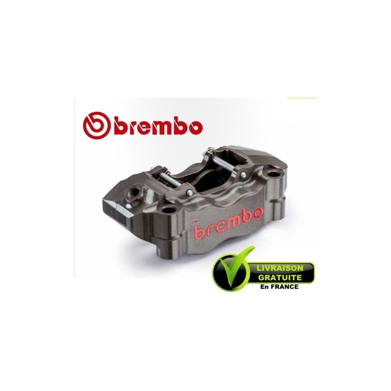 ETRIER BREMBO RADIAL DROIT TAILLE MASSE 2 PARTIES P4 34/30 ENTRAXE 100MM