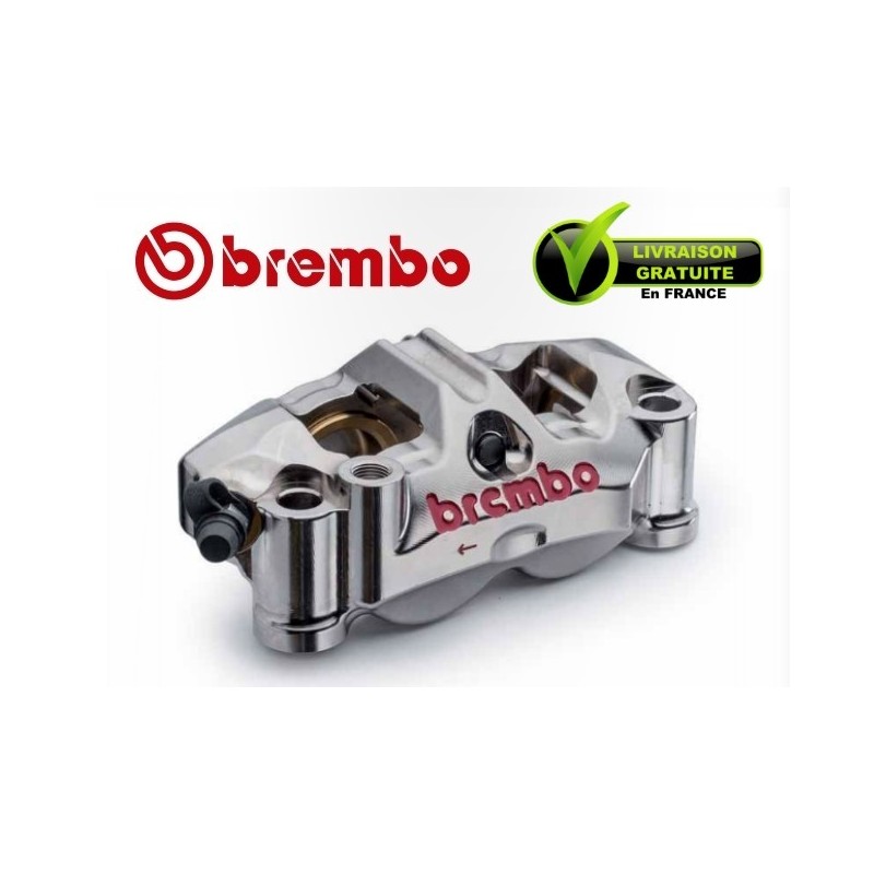 ETRIER BREMBO RADIAL MONOBLOC GP4RR GAUCHE P4 32/36 NICKELE