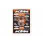 Planche de stickers BLACKBIRD KTM