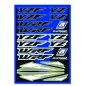 Planche de stickers BLACKBIRD Yamaha