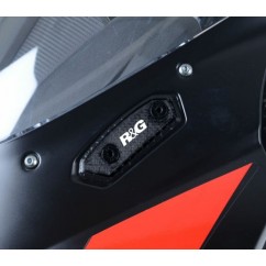 Cache-orifices rétroviseur R&G RACING - noir Suzuki GSX-250R