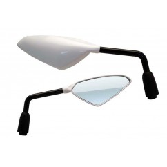 Rétroviseur V PARTS Wind universel M10/125 - blanc