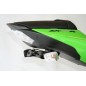 Support de plaque R&G RACING noir Kawasaki