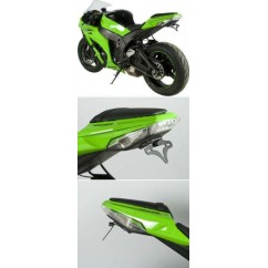 Support de plaque R&G RACING noir Kawasaki ZX10R