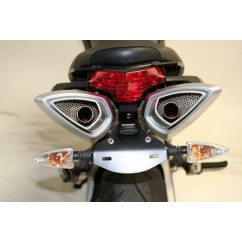 Support de plaque R&G RACING noir Aprilia Shiver 750