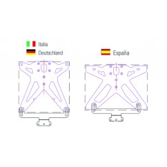 Catadioptre LIGHTECH support horizontale