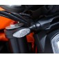 Adaptateurs de clignotants avant R&G RACING noir KTM 790/1290